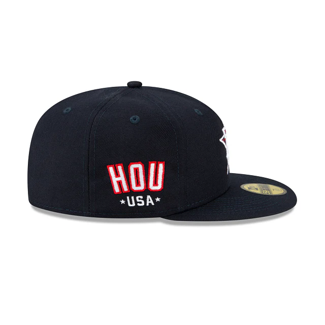 New Era Houston Astros Independence Day 2021 59FIFTY Fitted Hat - Image 4
