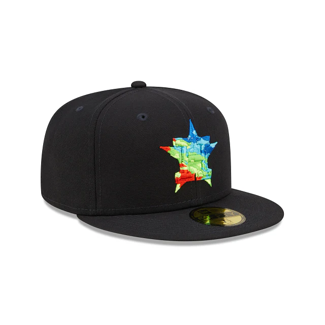 New Era Houston Astros Infrared 2022 59FIFTY Fitted Hat - Image 3