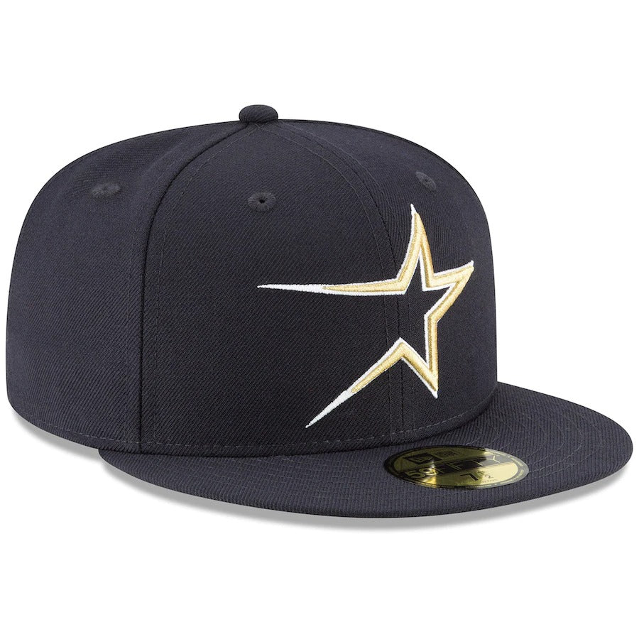 New Era Houston Astros Navy Cooperstown Collection Logo 59FIFTY Fitted Hat - Image 5