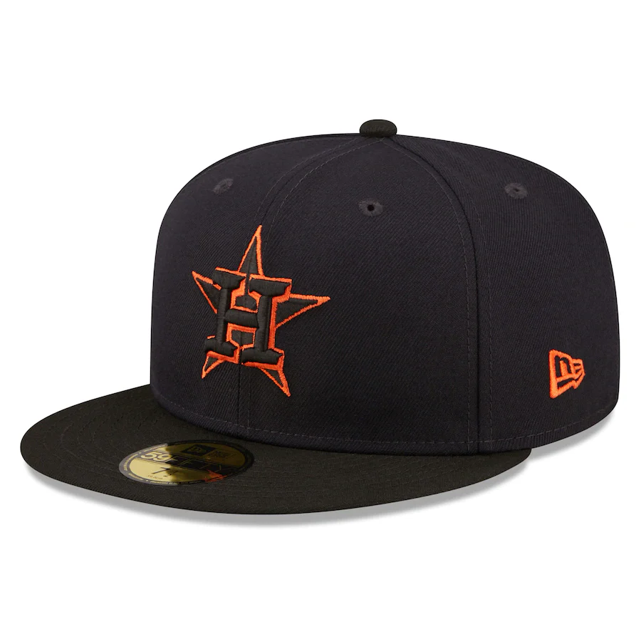 New Era Houston Astros Navy Team AKA 59FIFTY Fitted Hat - Image 4