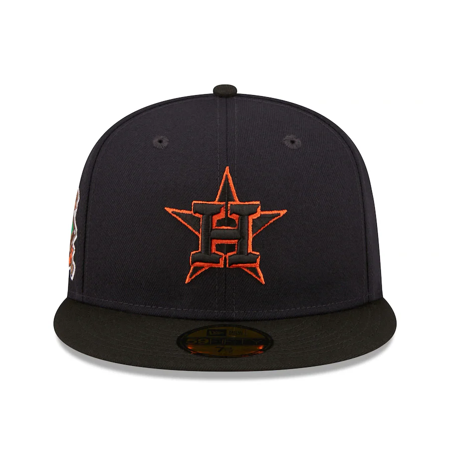 New Era Houston Astros Navy Team AKA 59FIFTY Fitted Hat - Image 5