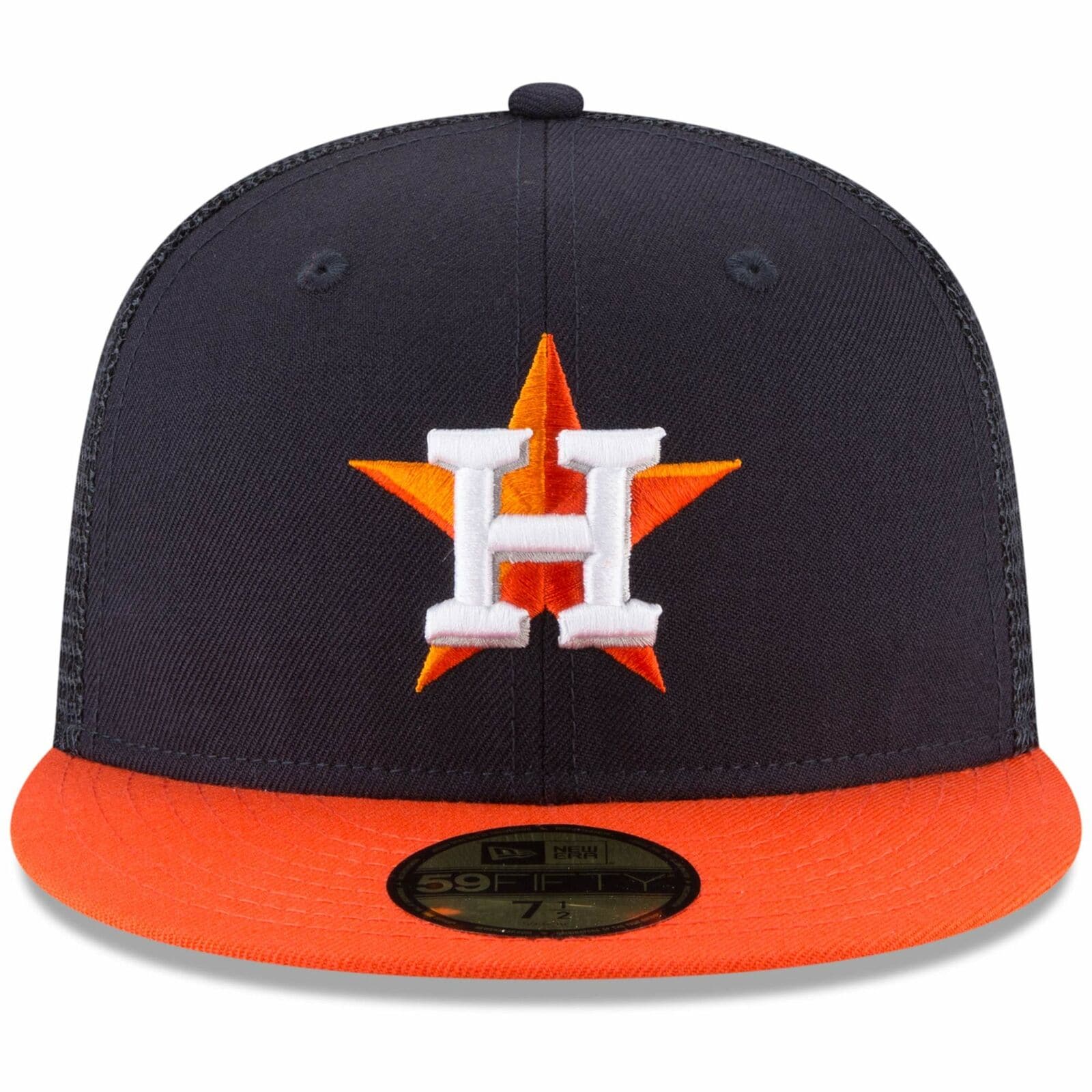 New Era Houston Astros On-Field Replica Mesh Back 59FIFTY Fitted Hat - Image 2