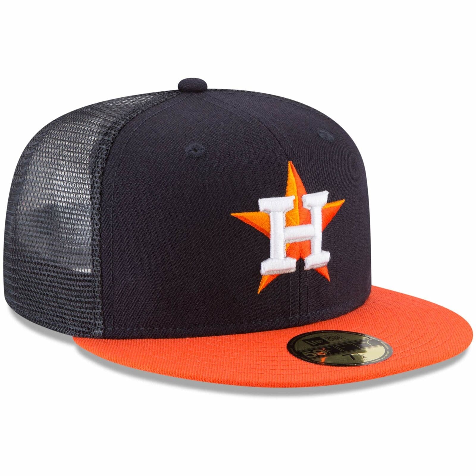 New Era Houston Astros On-Field Replica Mesh Back 59FIFTY Fitted Hat - Image 3