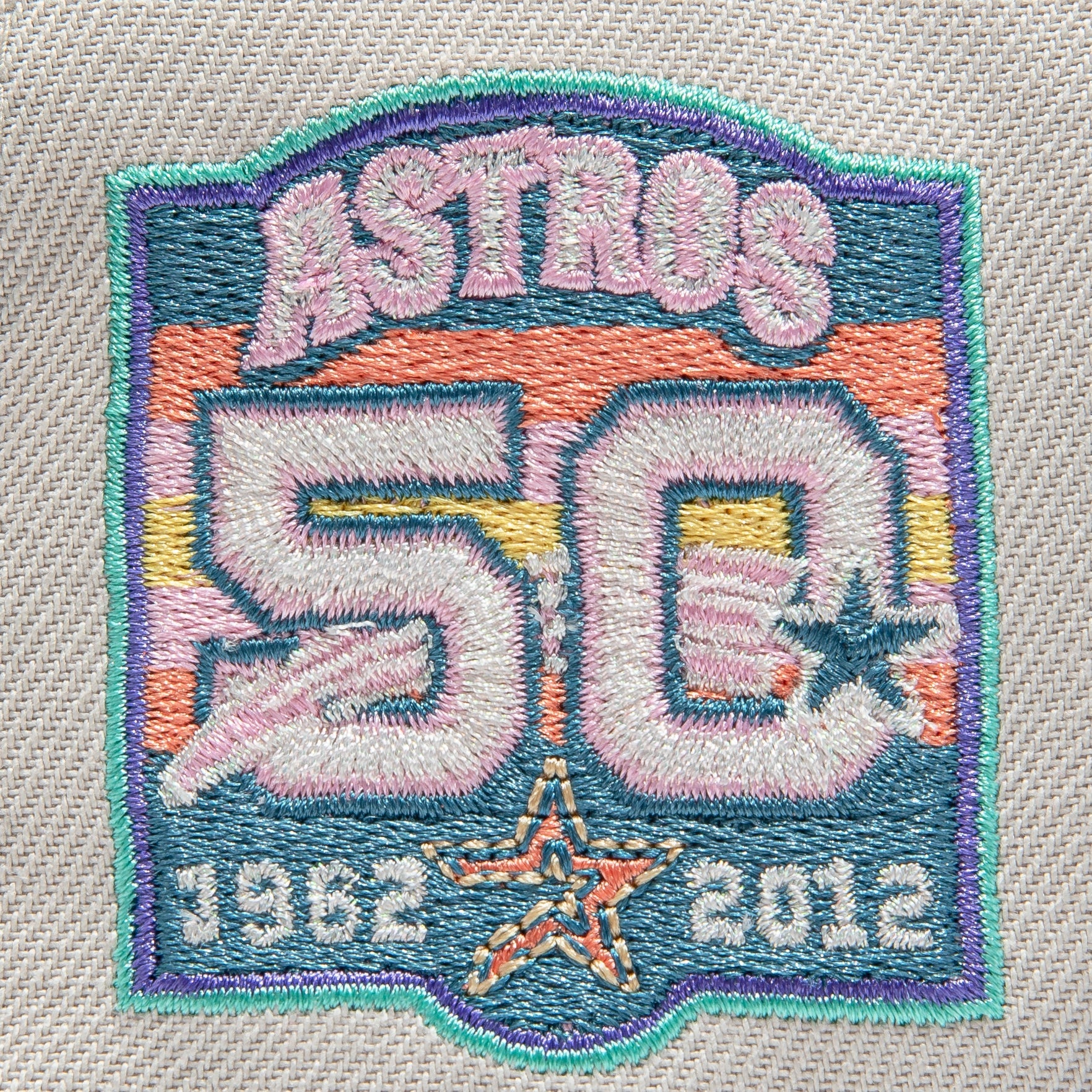 New Era Houston Astros Prototype 'Ocean Drive' 50th Anniversary 59FIFTY Fitted Hat - Image 5
