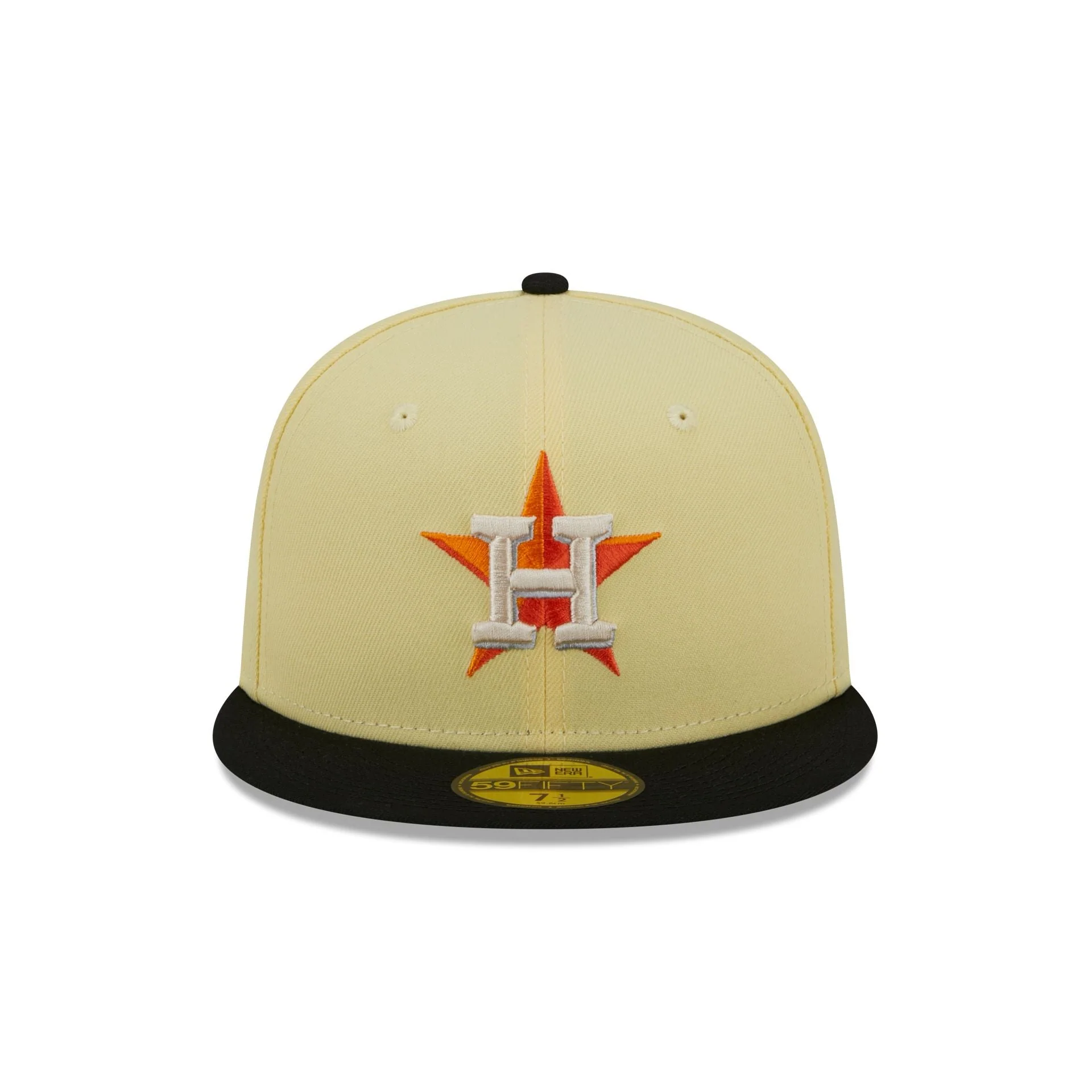 New Era Houston Astros Soft Yellow 2023 59FIFTY Fitted Hat - Image 2