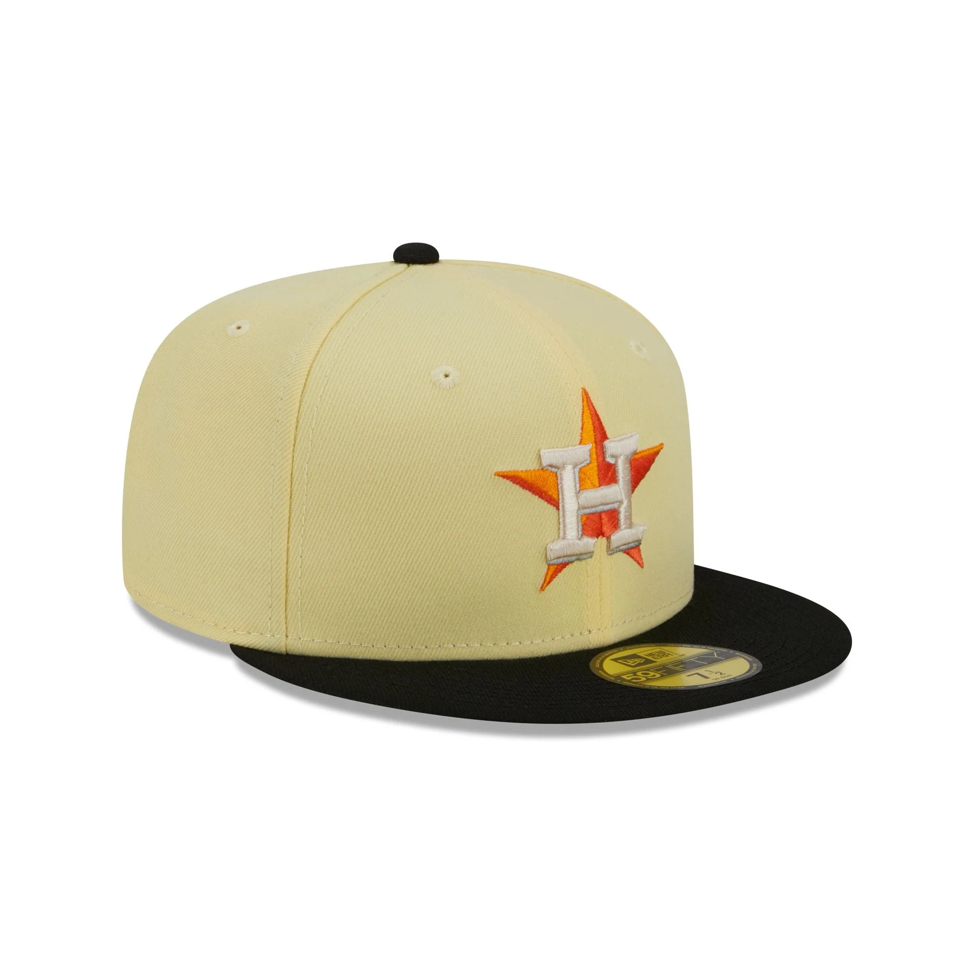 New Era Houston Astros Soft Yellow 2023 59FIFTY Fitted Hat - Image 3