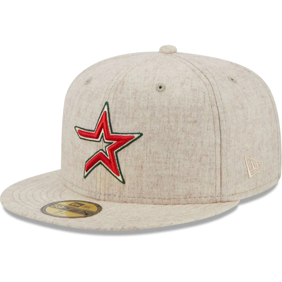 New Era Houston Astros Wool Plaid 2023 59FIFTY Fitted Hat