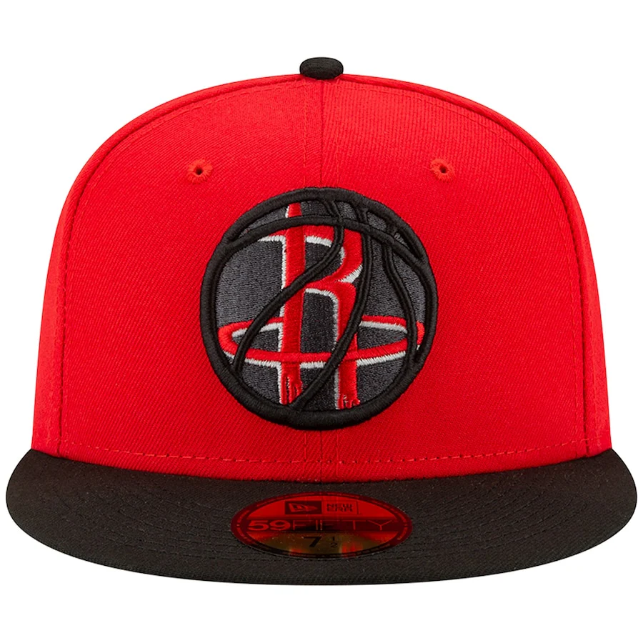 New Era Houston Rockets 2021 NBA Draft Red/Black 59FIFTY Fitted Hat - Image 2