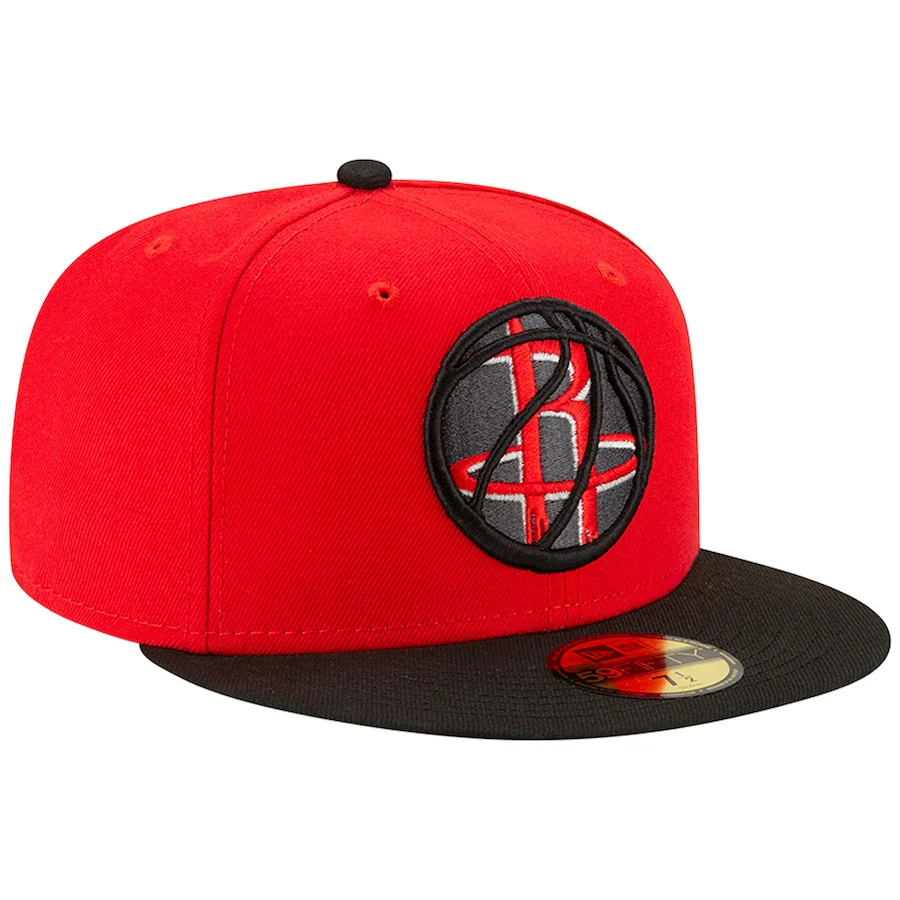 New Era Houston Rockets 2021 NBA Draft Red/Black 59FIFTY Fitted Hat - Image 3