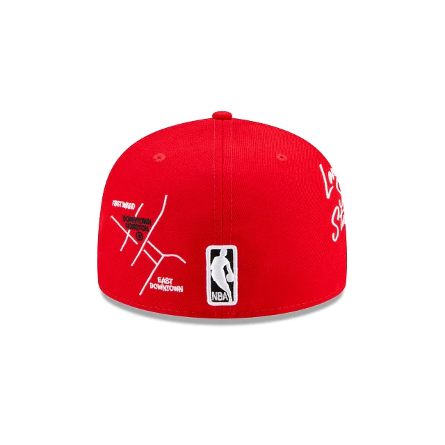 New Era Houston Rockets City Transit 2021 59FIFTY Fitted Hat - Image 5