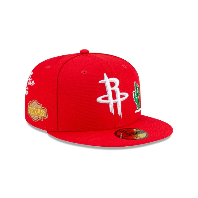 New Era Houston Rockets City Transit 2021 59FIFTY Fitted Hat - Image 6