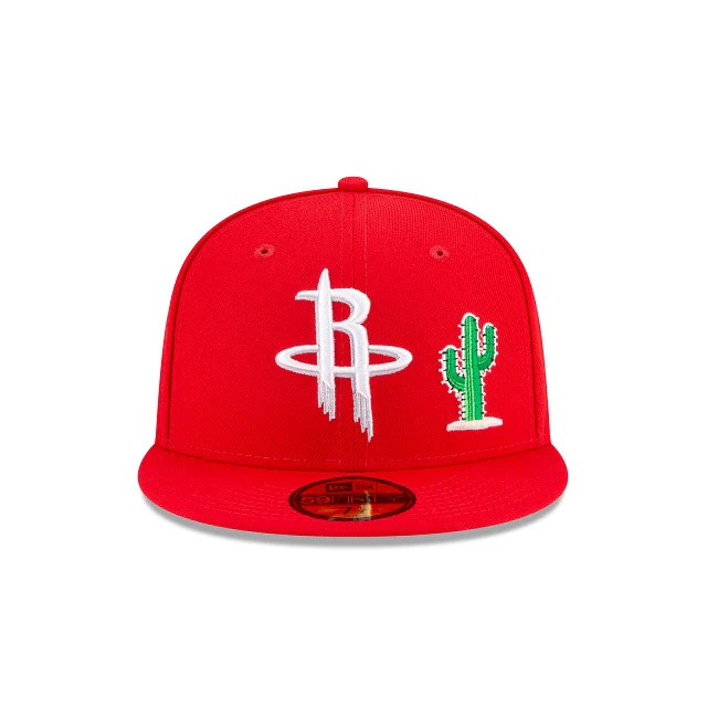 New Era Houston Rockets City Transit 2021 59FIFTY Fitted Hat - Image 7