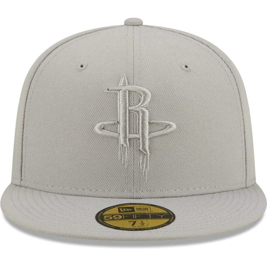 New Era Houston Rockets Gray Logo Color Pack 59FIFTY Fitted Hat - Image 5