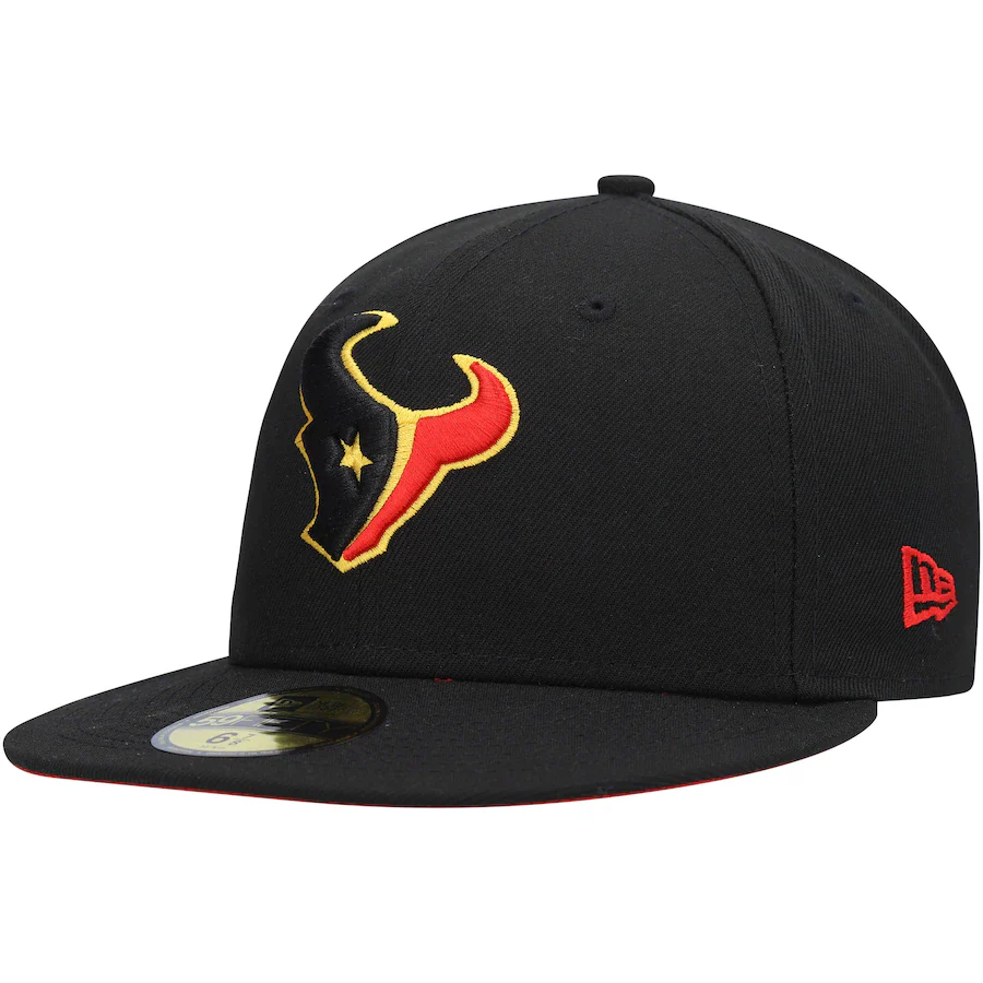 New Era Houston Texans Black Cobra Kai 2022 59FIFTY Fitted Hat - Image 4