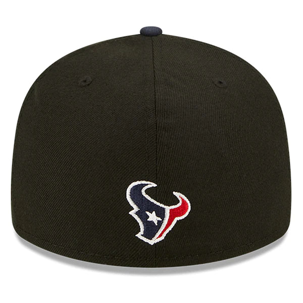 New Era Houston Texans  Black/Navy 2022 NFL Draft Low Profile 59FIFTY Fitted Hat - Image 4