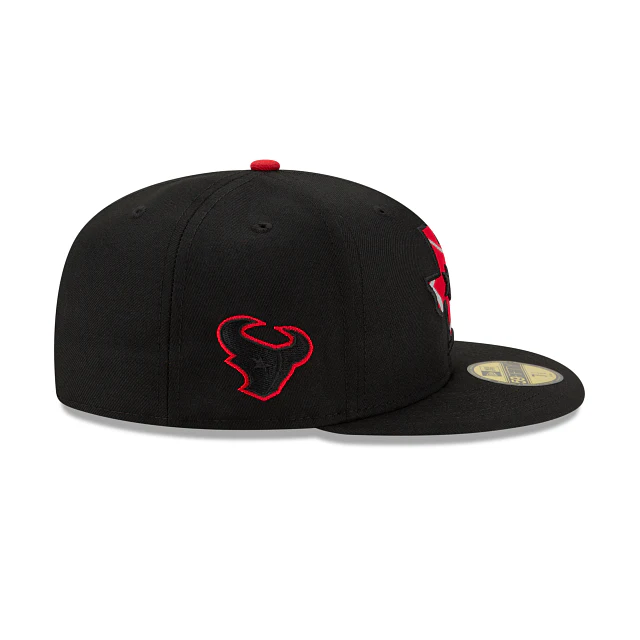 New Era Houston Texans State Logo Reflect Fitted Hat - Image 3