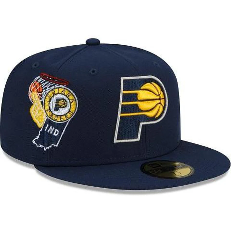 New Era Indiana Pacers Fan Out 59fifty Fitted Hat