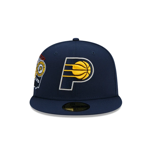 New Era Indiana Pacers Fan Out 59fifty Fitted Hat - Image 3