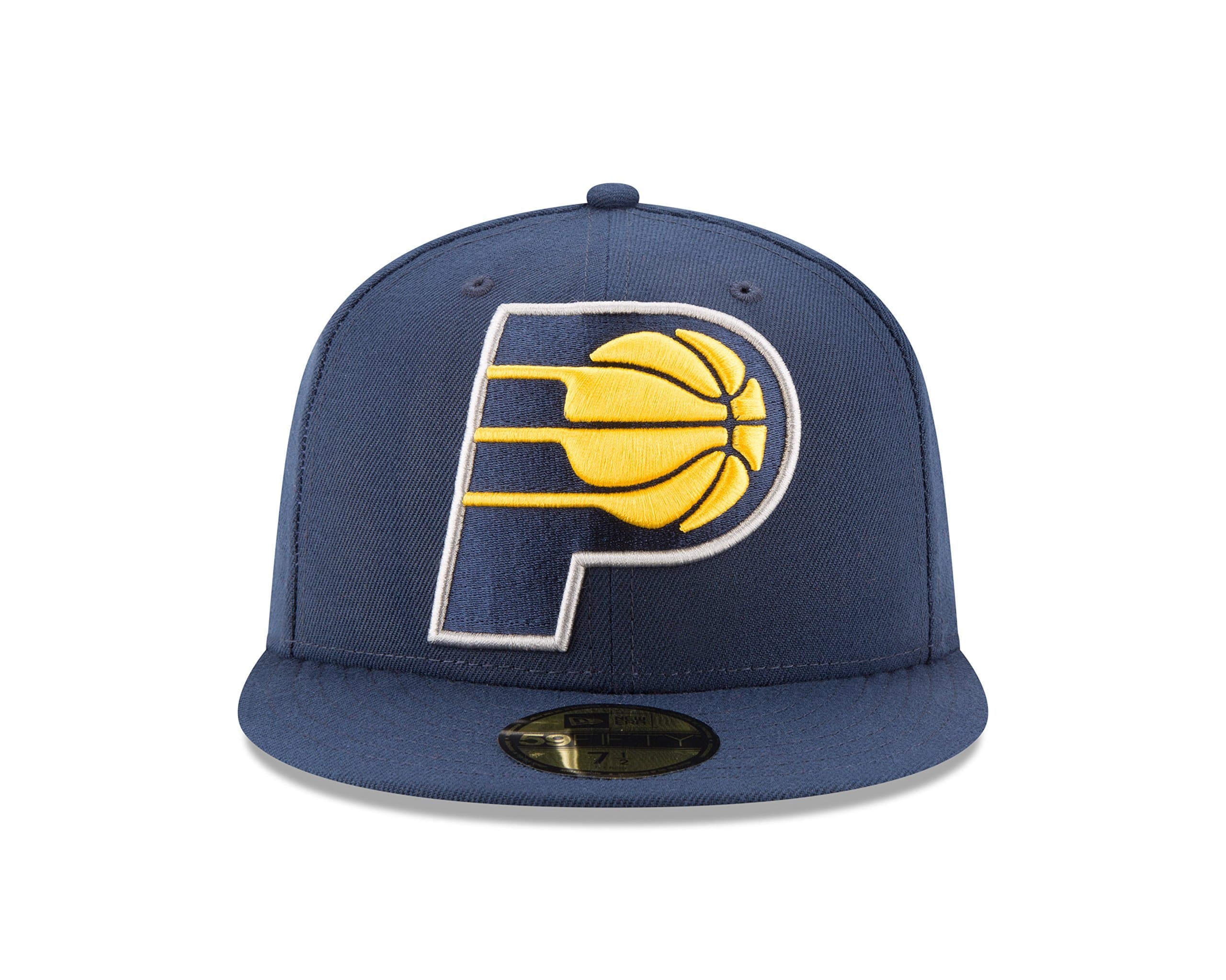 New Era Indiana Pacers Navy Blue 59Fifty Fitted Hat - Image 3