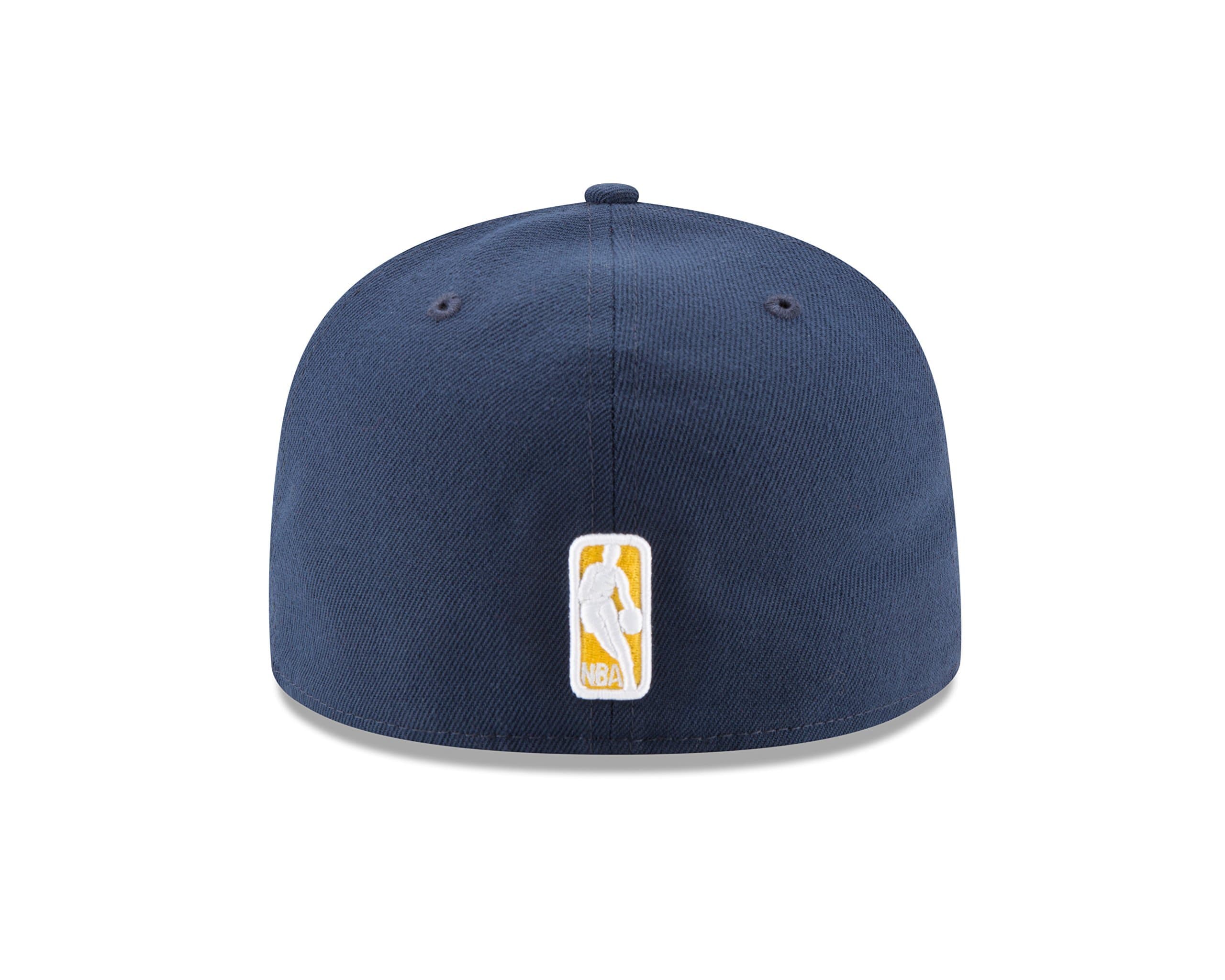 New Era Indiana Pacers Navy Blue 59Fifty Fitted Hat - Image 4