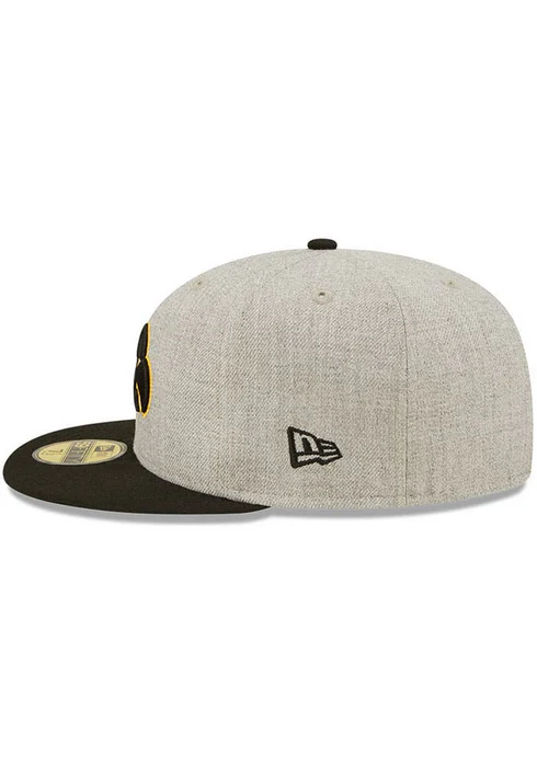New Era Iowa Hawkeyes Grey Heather Patch 59FIFTY Fitted Hat - Image 4
