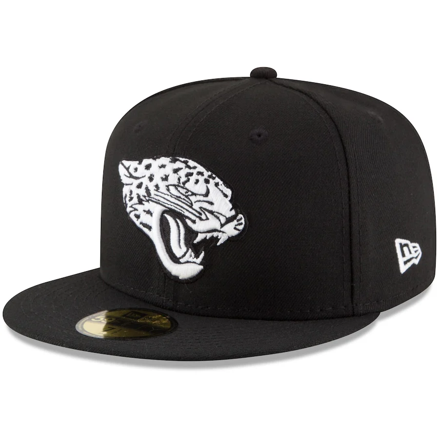 New Era Jacksonville Jaguars Black B-Dub 59FIFTY Fitted Hat