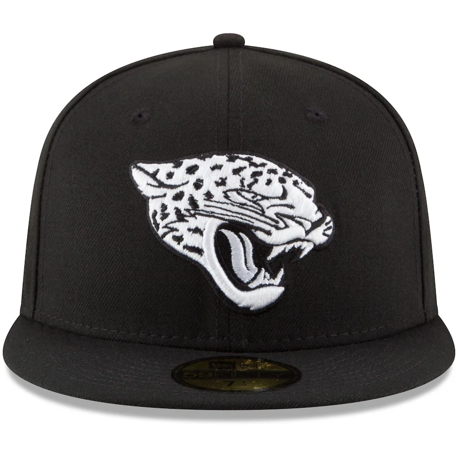 New Era Jacksonville Jaguars Black B-Dub 59FIFTY Fitted Hat - Image 2
