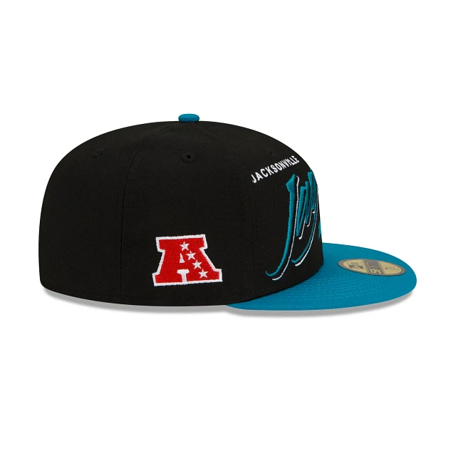 New Era Jacksonville Jaguars Helmet 59fifty Fitted Hat - Image 6