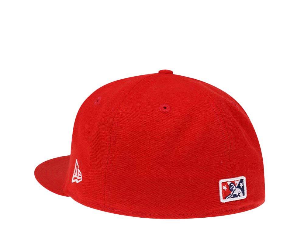 New Era Jacksonville Jumbo Shrimp Red 59FIFTY Fitted Cap - Image 3