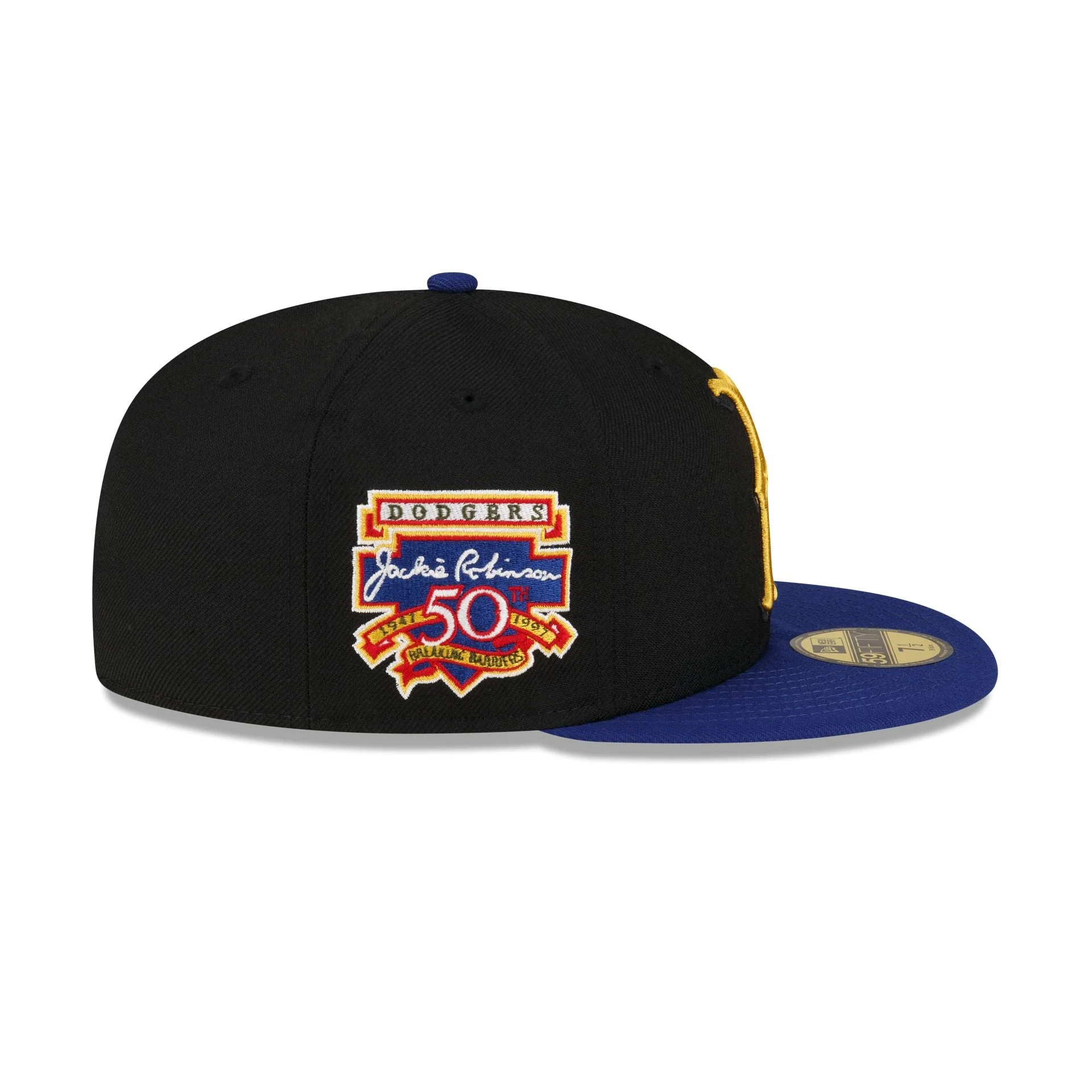 New Era Just Caps Black Crown Brooklyn Dodgers 2023 59FIFTY Fitted Hat - Image 4