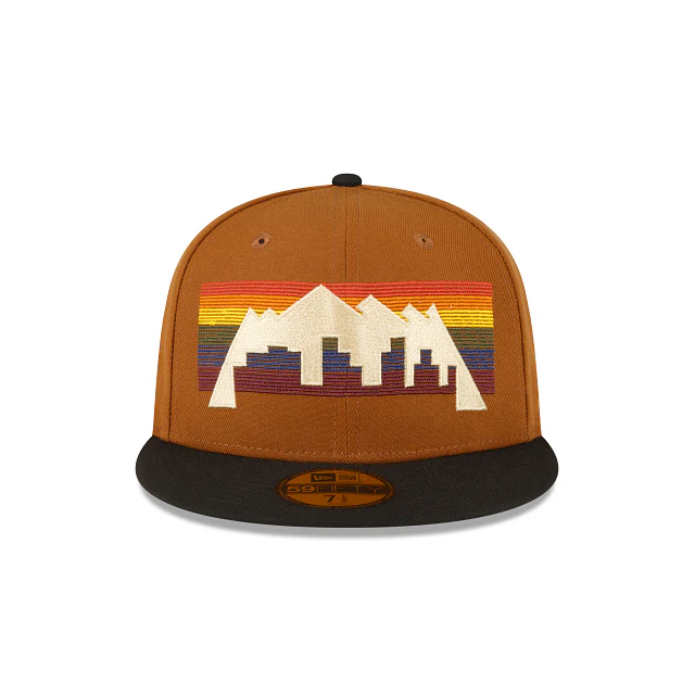 New Era Just Caps Chestnut Denver Nuggets 2023 59FIFTY Fitted Hat - Image 2