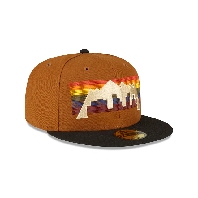 New Era Just Caps Chestnut Denver Nuggets 2023 59FIFTY Fitted Hat - Image 3
