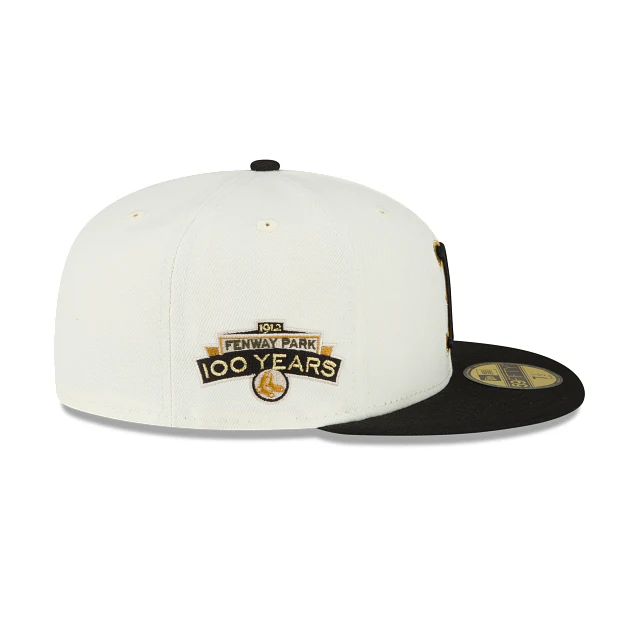 New Era Just Caps Chrome Black Boston Red Sox 59FIFTY Fitted Hat - Image 4