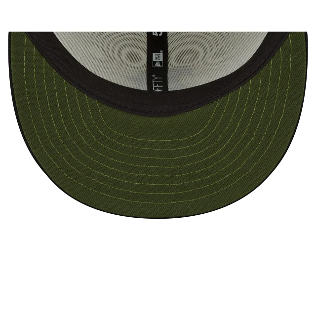 New Era Just Caps Chrome Black Boston Red Sox 59FIFTY Fitted Hat - Image 7