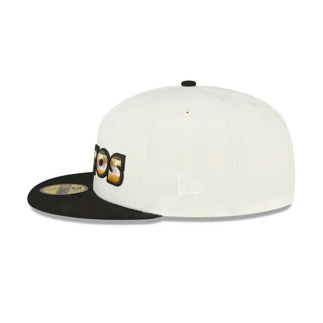 New Era Just Caps Chrome Black Houston Astros 59FIFTY Fitted Hat - Image 5