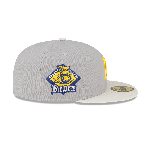 New Era Just Caps Drop 18 Milwaukee Brewers 59FIFTY Fitted Hat - Image 4