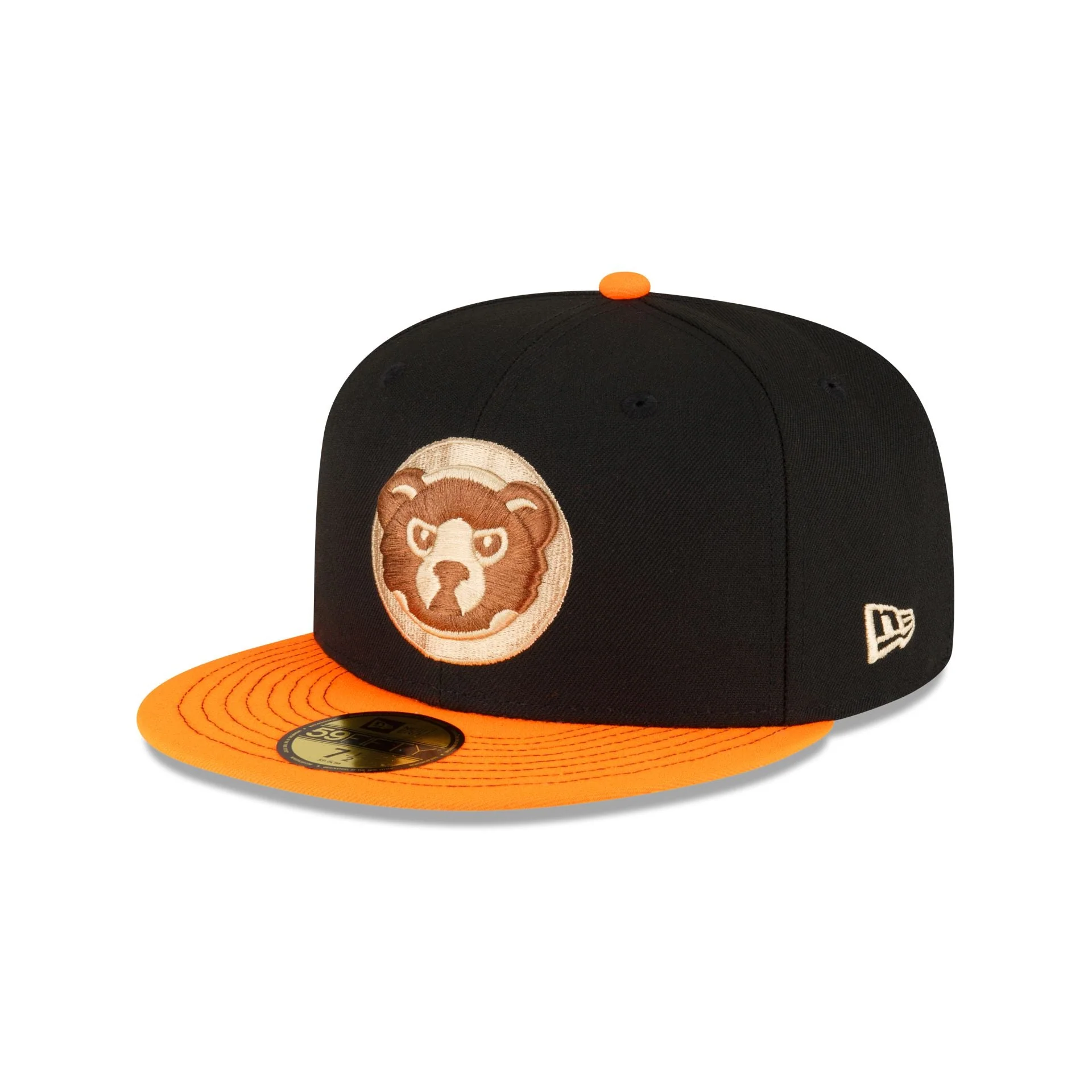 New Era Just Caps Orange Visor Chicago Cubs 2023 59FIFTY Fitted Hat - Image 3