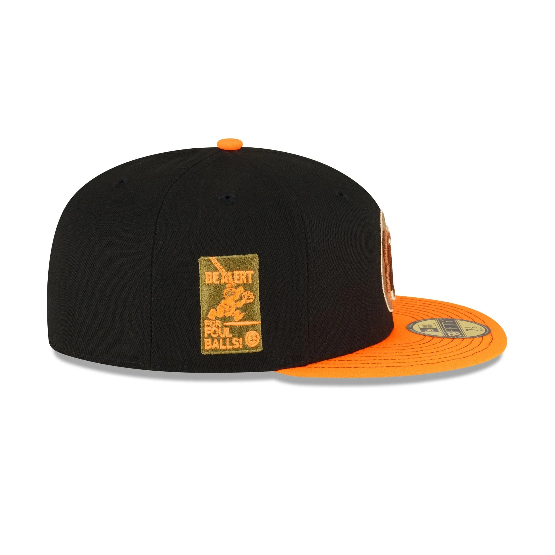 New Era Just Caps Orange Visor Chicago Cubs 2023 59FIFTY Fitted Hat - Image 4