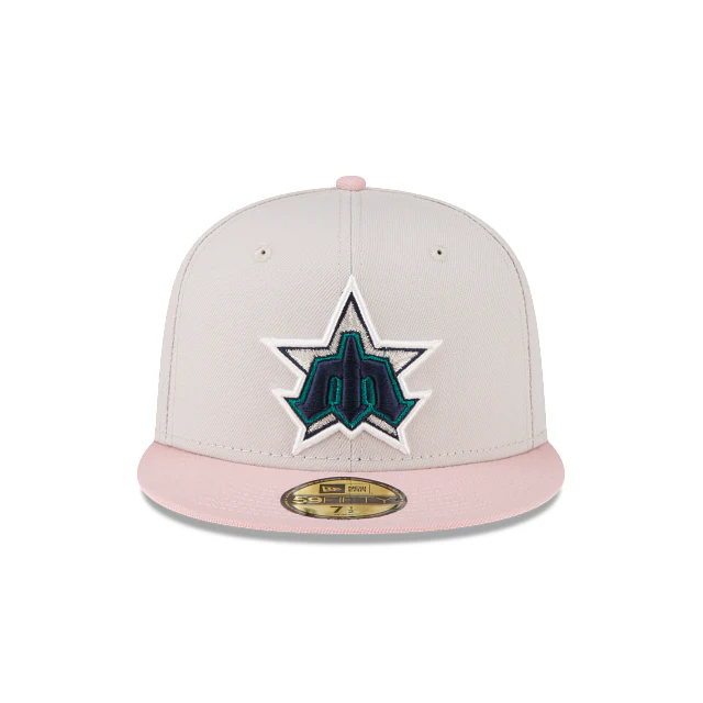 New Era Just Caps Stone Pink Seattle Mariners 2023 59FIFTY Fitted Hat - Image 2