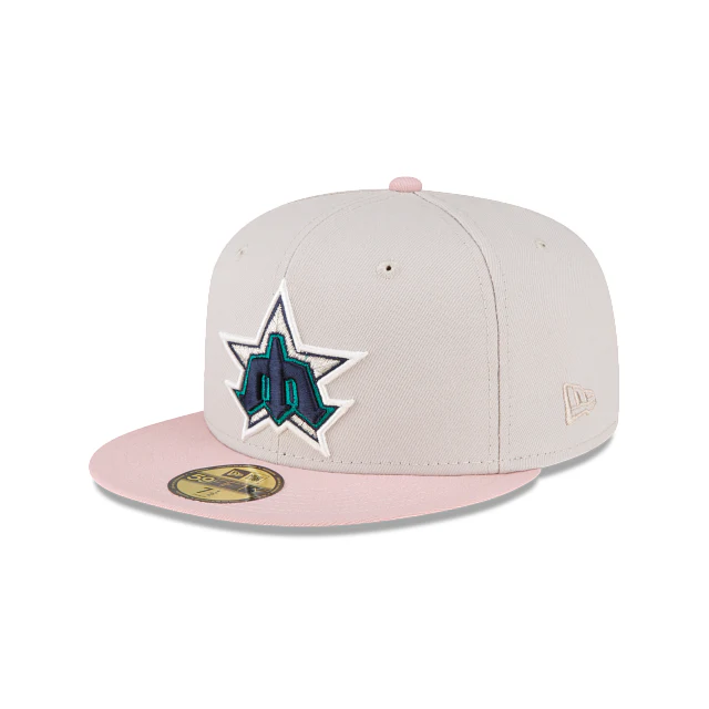 New Era Just Caps Stone Pink Seattle Mariners 2023 59FIFTY Fitted Hat - Image 3