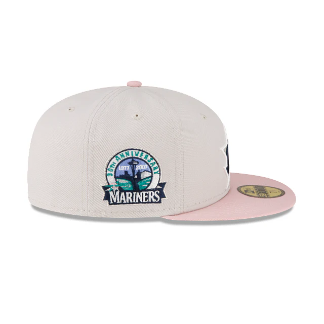 New Era Just Caps Stone Pink Seattle Mariners 2023 59FIFTY Fitted Hat - Image 4