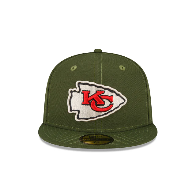New Era  Kansas City Chiefs Olive Pack 59FIFTY Fitted Hat - Image 2