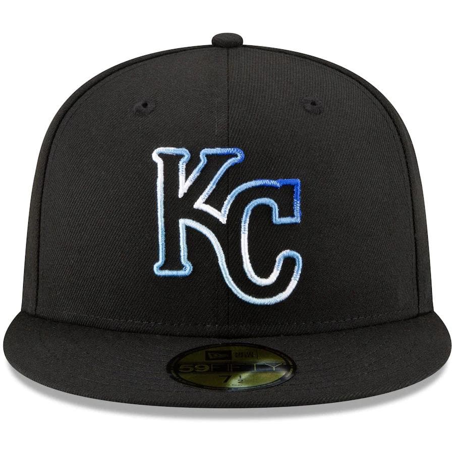 New Era Kansas City Royals Gradient Feel Black 59FIFTY Fitted Hat - Image 2