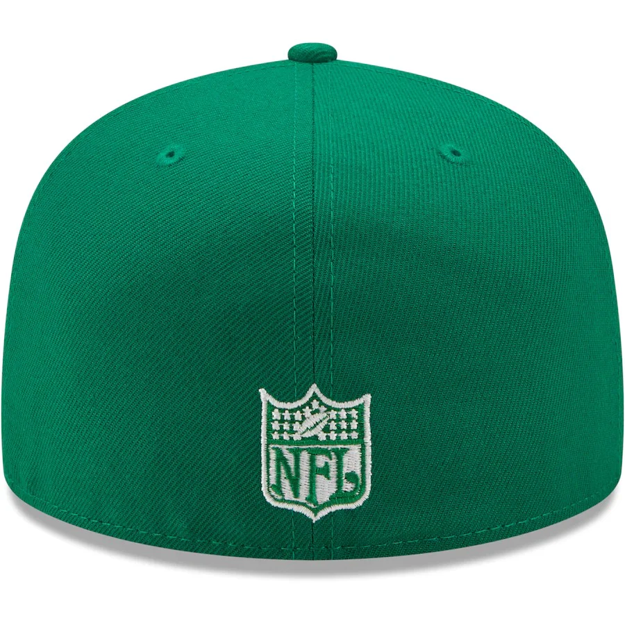 New Era Kelly Green Seattle Seahawks 1998 Pro Bowl Patch Royal Undervisor 59FIFY Fitted Hat - Image 4