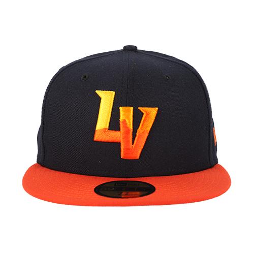 New Era Las Vegas Aviators Navy/Orange 59FIFTY Fitted Hat - Image 2