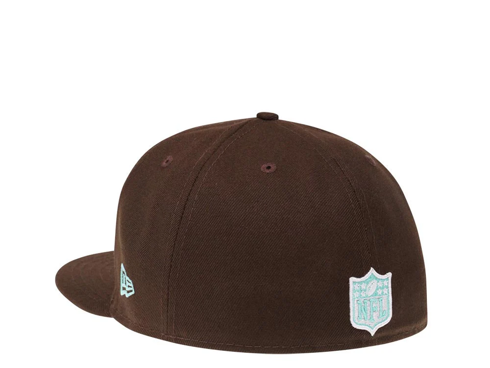 New Era Las Vegas Raiders Chocolate Mint 59FIFTY Fitted Hat - Image 2