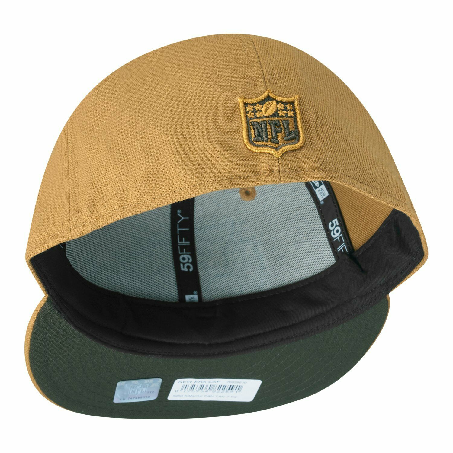 New Era Las Vegas Raiders Panama Tan 59FIFTY Fitted Hat - Image 3