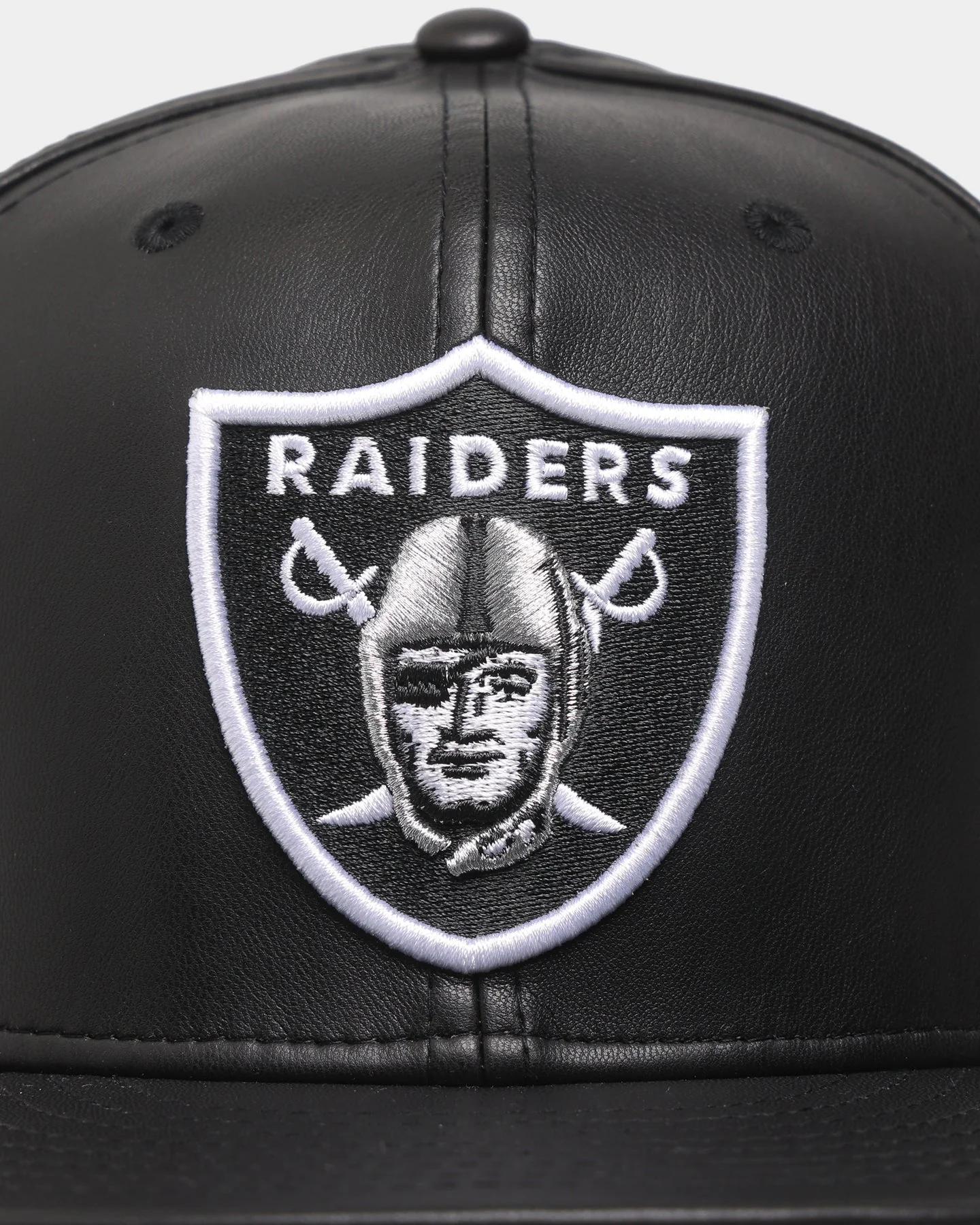 New Era Las Vegas Raiders 'PU Leather' 59FIFTY Fitted Hat - Image 6
