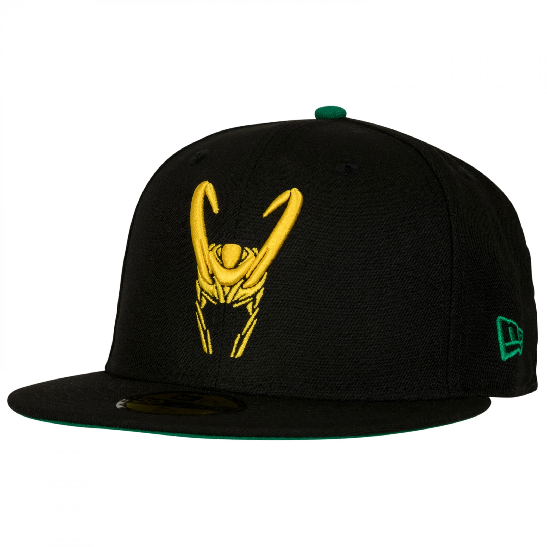 New Era Loki Marvel Comics Black/Green 59FIFTY Fitted Hat - Image 3