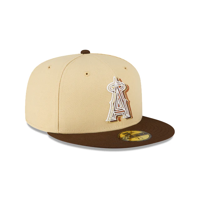 New Era Los Angeles Angels Blond 59FIFTY Fitted Hat - Image 3